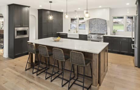 Luxury kitchen countertops, cabinets, and stove hoods in Faribault, MN