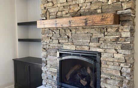 Custom fireplace mantle shelves near me