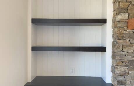 Custom floating shelves and cabinets near me