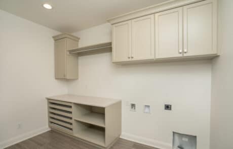 Custom cabinets and countertops for laundry rooms
