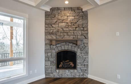Custom stone fireplace mantles in Owatonna, MN