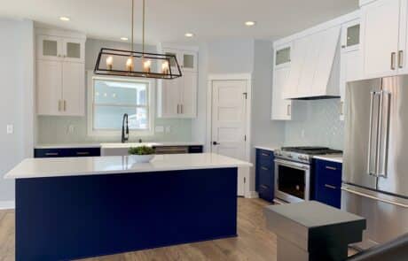 Custom kitchen cabinets and luxury granite countertops