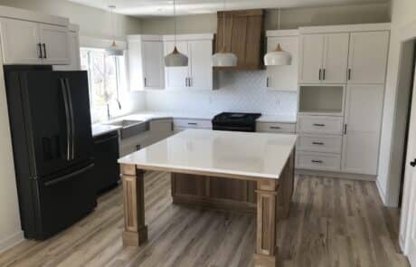 Custom kitchen islands, stove tops, and kitchen cabinets near me