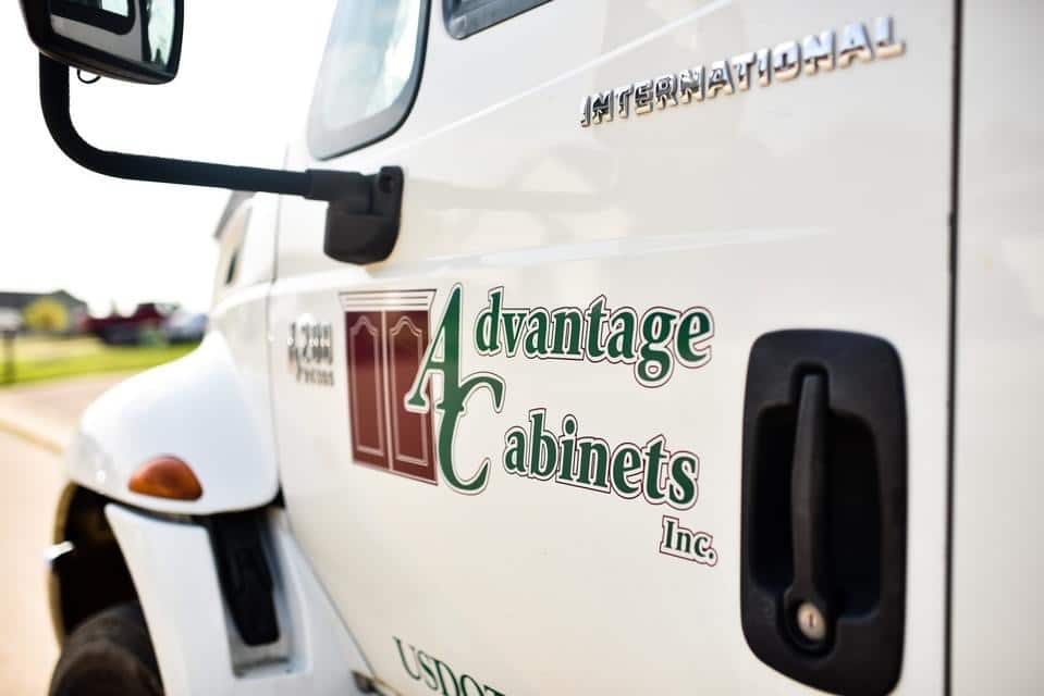 Advantage Cabinets company vehicle