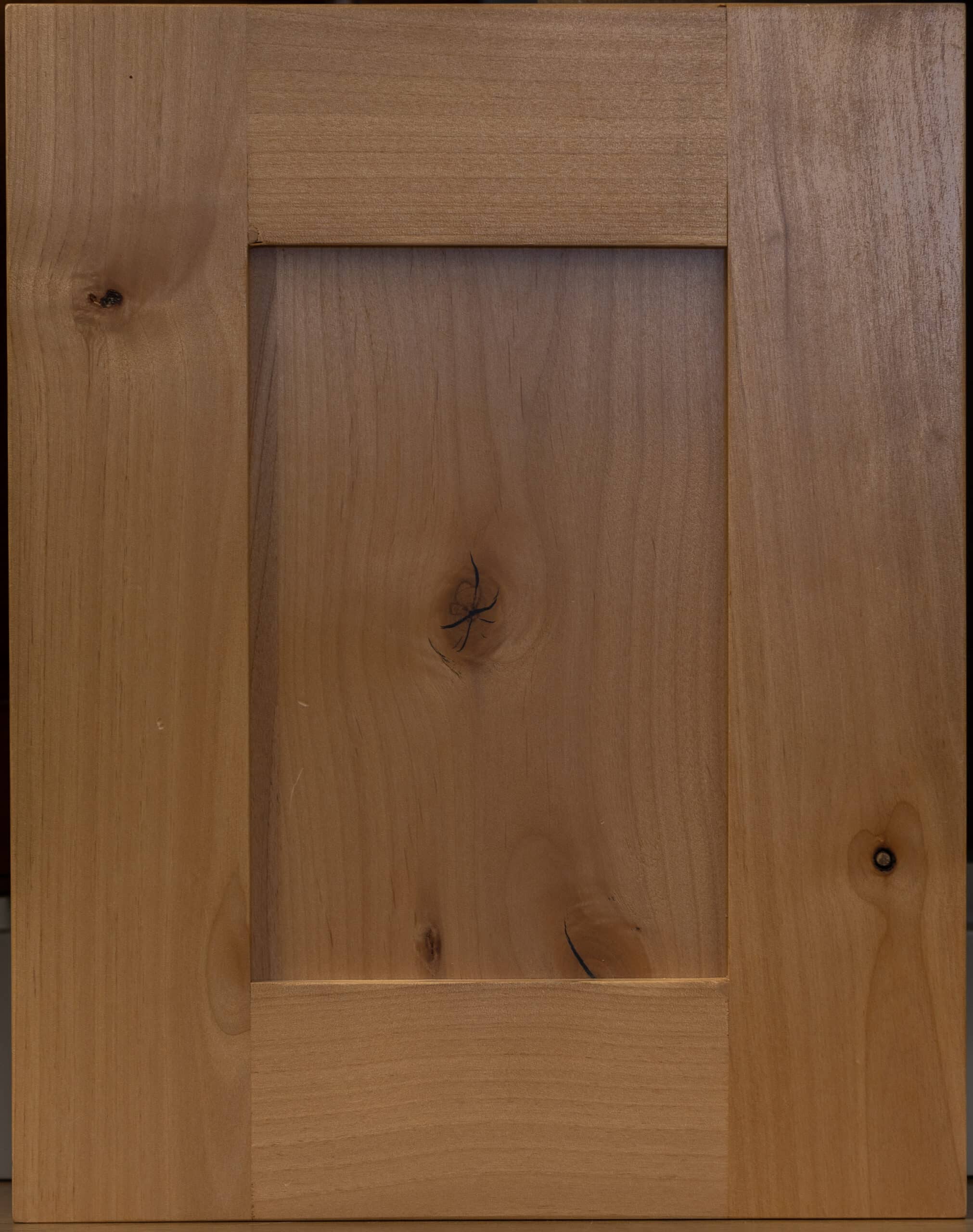 Custom alder kitchen cabinet doors