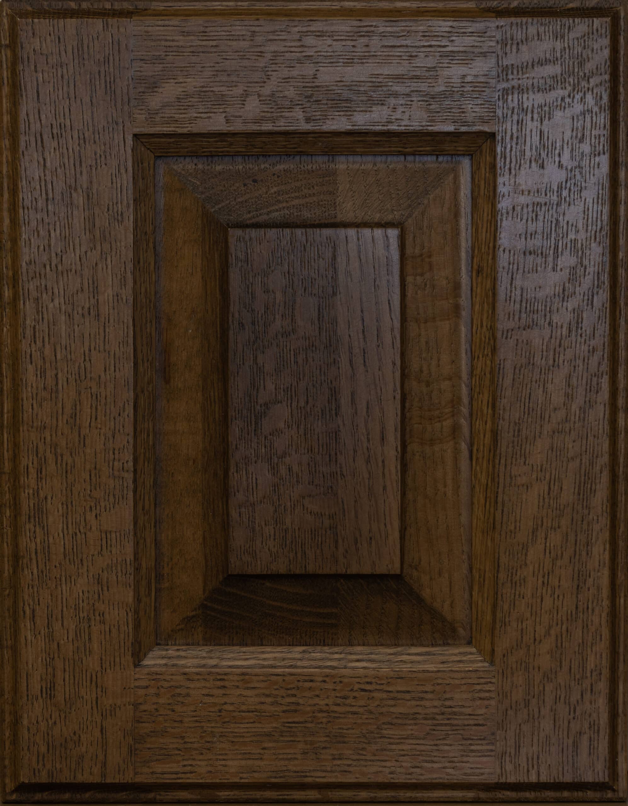 Custom brown oak kitchen cabinet doors